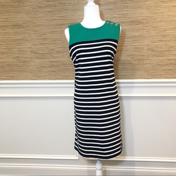 Lands' End Dresses & Skirts - Lands End Navy sleeveless crew neck Dress Medium